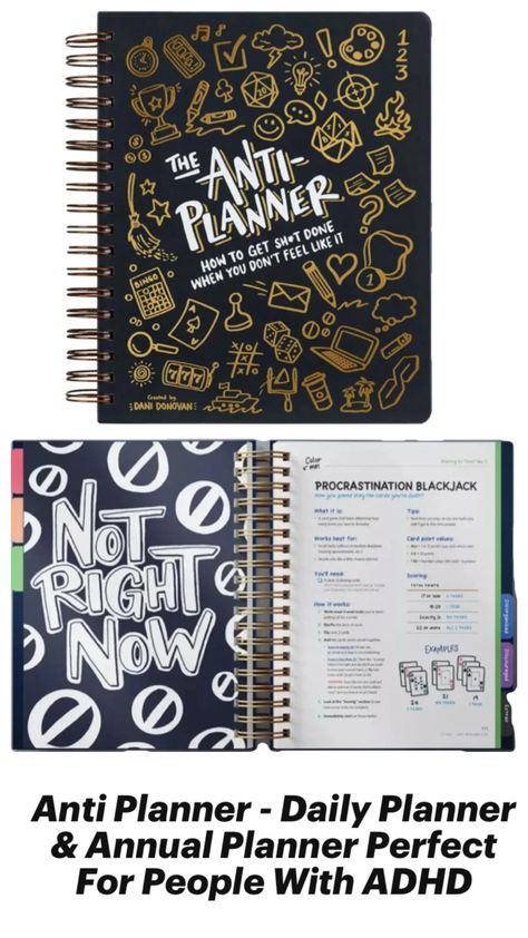 Tired of traditional planners? The SacredKingdom™ Anti Planner is here to spark your creativity and help you plan on your terms! Perfect for anyone who thrives on flexibility, including those with ADHD, this planner offers:  ✅ Space for daily gratitude and reflections ✅ Affirmation prompts to boost positivity ✅ A5 portable size for convenience  Transform your planning routine into a mindful and empowering experience. Great for students, professionals, or anyone craving a unique approach to organization!  🌟 Perfect for gift giving too – birthdays, holidays, or just because!  #antiplanner #creativeplanner #adhdmotivation #positivityjournal #dailyplanning #selfcareplanner #customjournal #giftsforher 🎁 Affirmation Prompts, Planning Routine, Creative Planner, Custom Journals, Daily Gratitude, Daily Plan, Plan Planner, Blackjack, Gratitude