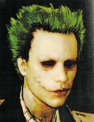 The Dark Knight - Creepy early Joker Concept Art The Dark Knight 2008, The Dark Knight, The Joker, Dark Knight, In The Dark, Concept Art, Makeup, Hair, Green