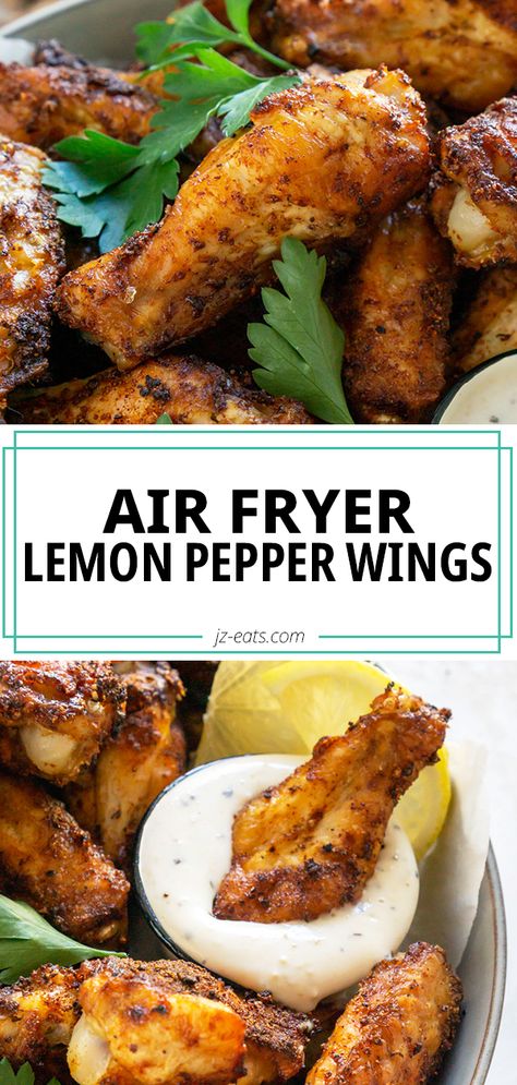 Air fryer lemon pepper wings with sauce Hot Lemon Pepper Wings Air Fryer, Lemon Pepper Chicken Legs Air Fryer, Lemon Peper Wings Air Fryer, Airfryer Lemon Pepper Wings, Air Fried Lemon Pepper Wings, Air Fry Lemon Pepper Wings, Honey Lemon Pepper Wings Air Fryer, Lemon Pepper Chicken Wings Recipe Air Fryer, Lemon Peper Wings