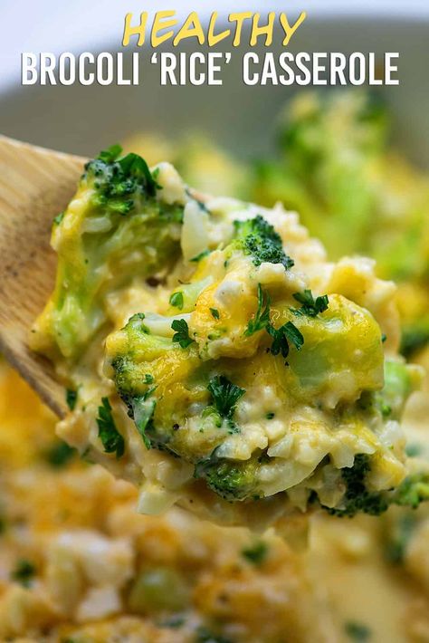 Cheesy Broccoli Cauliflower Rice, Broccoli Cauliflower Rice Casserole, Cheesy Broccoli Cauliflower, Broccoli Cauliflower Rice, Broccoli And Rice Casserole, Cauliflower Rice Casserole, Recipe Cauliflower, Broccoli And Rice, Clean Meals