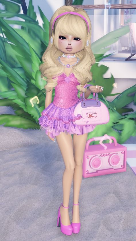 Barbie Barbie Dti Outfits Non Vip, Dti Barbie Outfit Theme No Vip, Raquelle Barbie Dti Outfit, Barbie Dress To Impress No Vip, Dti Barbie Outfit Theme, Barbie Outfits Dress To Impress, Dti Theme Barbie, Dress To Impress Barbie Theme, Barbie Dti Outfit Ideas