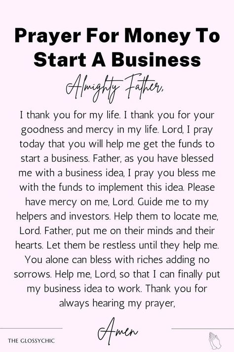 10 Faith-Based Prayers for Financial Growth ✅(Follow This Link)✅ Prayer For Business Success, Prayer For Financial Help, 2024 Prayer, Business Prayer, Working For Yourself, Praying Wife, Prayer Points, Money Prayer, Divine Intervention