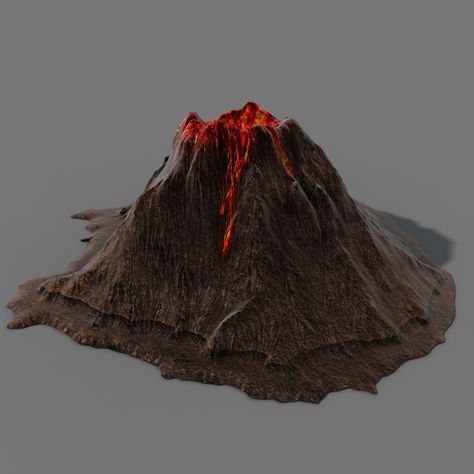 Lava Landscape, Volcano Science Projects, Volcano Project, Volcano Model, Volcano Projects, Dinosaur Display, Volcano Island, Shield Volcano, Volcano Cake