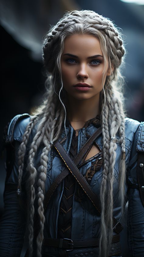 Long Hair Transformation, Viking Warrior Woman, Viking Braids, Viking Hair, Get It Girl, Viking Warrior, Stylish Hair, Fantasy Fashion, Hair Transformation