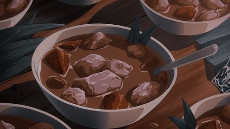 Anime Banner, Edit Aesthetic, Anime Food, Anime Aesthetic, Chocolate Fondue, Anime