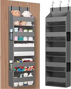 Door For Pantry, Essentials Clothes, Closet Organizers & Garment Racks, Nursery Bathroom, Over The Door Organizer, Tiny House Storage, Laundry Essentials, Large Window, Door Organizer