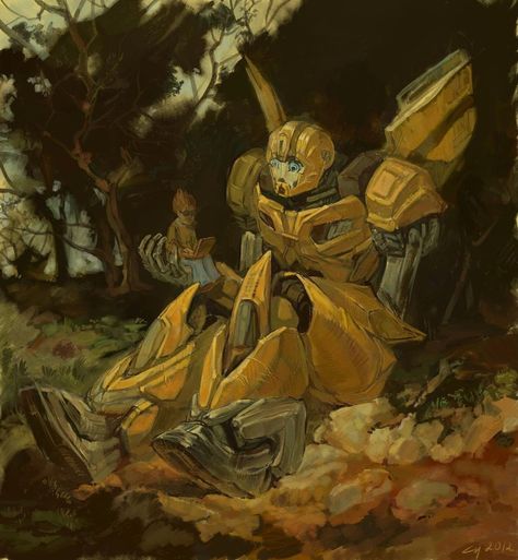 Bumblebee And Raf, Tfp Funny, Transformers Fanart, Cartoons 80s 90s, Transformers 4, Transformers Funny, Transformers Autobots, Transformers Bumblebee, Transformers Comic