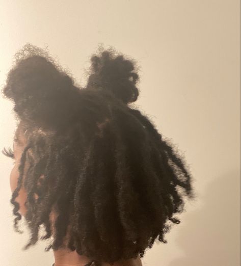 Loc Hairstyles Starter Locs, Cute Simple Loc Hairstyles, Natural Curl Locs, One Loc In Natural Hair, Starter Loc Inspo Black Women, Natural Locs With Curly Ends Black Women, Locs On Mixed Hair, Locs Before After, Natural Locs On Black Women