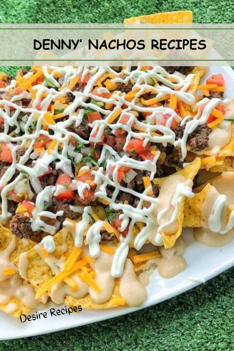 Elevate your dinner party or Thanksgiving celebration with Denny’s Nachos Recipe. These loaded nachos are a crowd-pleaser, featuring crispy tortilla chips smothered in melted cheese, savory ground beef, and a medley of toppings. Turn your gathering into a fiesta with this delicious and shareable appetizer. 🧀🌮 #NachosParty #DinnerPartyDelight #ThanksgivingRecipe Dennys Nachos Recipe, Best Nacho Recipe, Loaded Nachos, Nachos Recipe, Thanksgiving Celebration, Yummy Appetizers, Restaurant Recipes, Copycat Recipes, Nachos