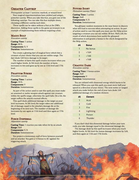 Vallonde Laid Bare’s more Cantrips Cantrips 5e, Fantasy Spells, Spells Dnd, Dnd Feats, 5e Spells, Homebrew Spells, Dnd Sorcerer, Dnd Spells, Dnd 5