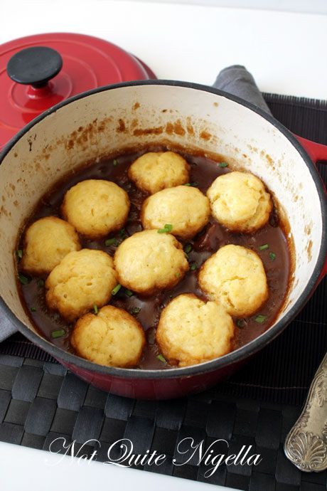 Beef & Beer Stew with Cheese Dumplings Family Deserts, Meat Pie Filling, Beef Stew With Beer, Beer Stew, Cheese Dumplings, Beef Stews, Stew And Dumplings, The Stew, Kitchen View