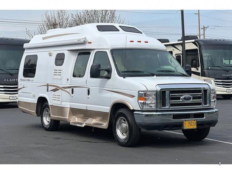 Used 2010 Pleasure-Way Excel TD Motor Home Class B at Johnson RV | Sandy, OR | #21037BC Class B Rv Vans, Rv Vans, 2 Sofa, Class B Rv, Gas Generator, Motor Home, Cassette Player, Night Table, Class B