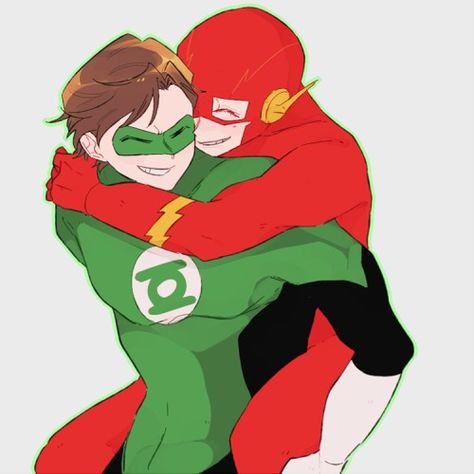 Flash x Green Lantern Green Lantern X Flash, Flash X Green Lantern, Green Lantern Fanart, Flash Fanart, Flash And Green Lantern, Superman X Batman, Flash Comics, Green Lantern Hal Jordan, Superman X