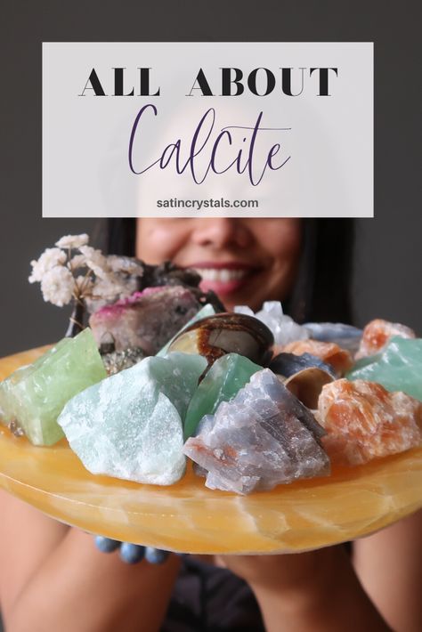 In all of its abundant shapes and formations, Calcite stone reminds you to live colorfully. Get yourself out of the rut and breathe free with Calcite crystals. Read more now or Pin to save for later. #calcite #crystalhealing #healingstones Calcite Jewelry, Abundance Crystals, Stone Meanings, Golden Calcite, Kick Rocks, Septarian Stone, Honey Calcite, Yellow Calcite, Metaphysical Healing