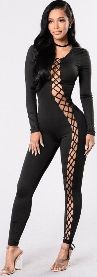 Seamless Jumpsuit, Jumpsuit Long Sleeve, Mesh Jumpsuit, Jumpsuit Long, Cut Out Leggings, Black Seamless, Fashion Nova Pants, White Jumpsuit, Long Sleeve Jumpsuit