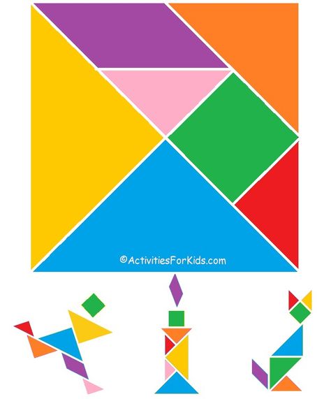 Celebrate the #chinesenewyear with a Printable Tangram Puzzle for Kids #puzzles from ActivitiesForKids.com Tangram Activities, Puzzle Preschool, Tangram Patterns, Chinese New Year Crafts For Kids, Chinese New Year Activities, Tangram Puzzles, Kids Puzzles, Chinese Crafts, Chinese New Year Crafts