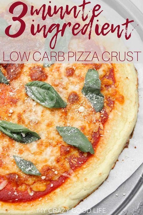 This low carb cauliflower pizza crust is a family favorite! It uses only 3 ingredients and is so easy to make on pizza night! 21 Day Fix Friendly. Califlower Pizza, Crazy Crust Pizza, Healthy Pizza Crust, Cauliflower Pizza Crust Recipe, Cauliflower Pizza Crust, Keto Guide, Pizza Dough Recipe, Pizza Crust Recipe, 21 Day Fix Meals