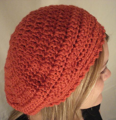 Free Crochet Patterns | Recent Photos The Commons Getty Collection Galleries World Map App ... Crochet Patterns Hats Women, Crochet Beret Pattern, Cloche Hat Pattern, Slouchy Hat Crochet Pattern, Slouchy Beret, Puff Stitch Crochet, Large Crochet Hooks, Beret Pattern, Crochet Slouchy Hat