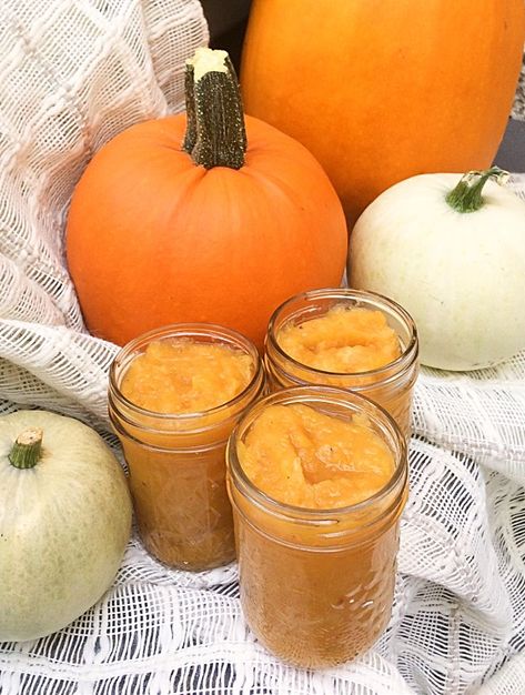 Save money by making your own pumpkin puree.  I'll show you how to make it.  Then you can use it for healthy recipes, in soup, dessert, cookies, muffins, pancakes, or even as baby food! #pumpkin #puree #healthy #preserving #garden #canning #pumpkins #DIY Canning Pumpkin Puree, Canning Pumpkin, Garden Canning, Pumpkin Puree Recipes, Recipes Pumpkin, Home Canning Recipes, Canning Vegetables, Dessert Cookies, Canning Food Preservation