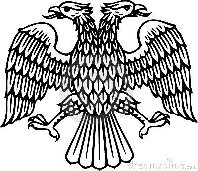 empty handed Eagle Symbol, Eagle Silhouette, Church Icon, Phoenix Tattoo Design, Paper Art Design, Double Headed Eagle, National Emblem, Eagle Tattoos, Chest Piece Tattoos