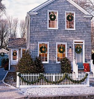 New England Christmas #tistheseason #tuckernuck New England Christmas, Christmas Entryway, Green Garland, Christmas Tablescape, Noel Christmas, Merry Little Christmas, Holiday Inspiration, Country Christmas, Christmas Love