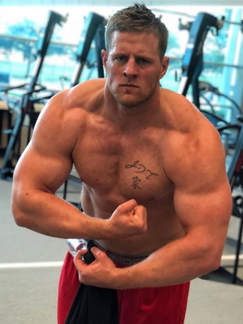 JJ Watt Jj Watt Shirtless, Jj Watt, Dream Big Work Hard, Gym Routine, Legs Workout, Men’s Health, Sports Stars, Houston Texans, Good Looking Men