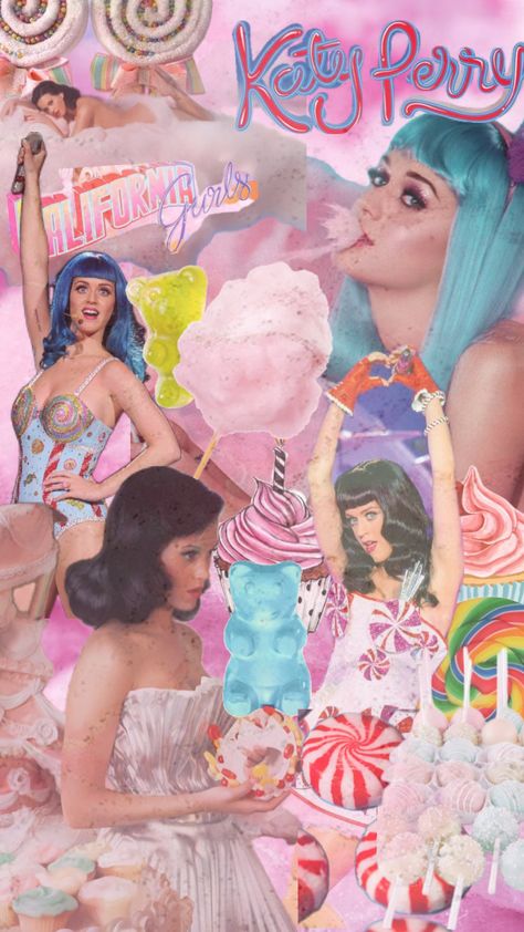 #katyperry#teenagedreamera Katy Perry Aesthetic Wallpaper, Katy Perry Aesthetic Icon, California Girls Katy Perry, Katy Perry California Girls, Katy Perry Costume, Katy Perry Wallpaper, Katy Perry Roar, Candy Aesthetic, Baddie Outfits Ideas