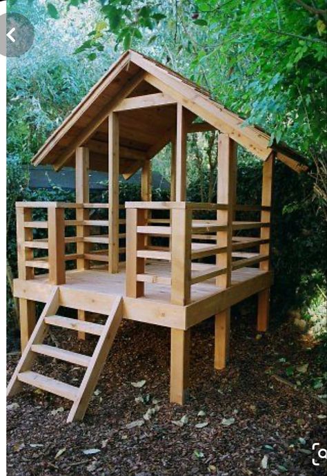 Backyard Fort, Cedar Shingle, Viewing Platform, Cedar Shingle Roof, Shingle Roof, Tree House Diy, Backyard Playhouse, Tree House Kids, Sensory Garden