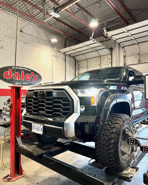 A 2023 Toyota Tundra came in for a wheel alignment. The vehicle has an expensive set of aftermarket wheels and tires. The client noticed uneven tire wear, indicating the need for an alignment. We also re-torqued the suspension since a lift kit was recently installed. Getting a wheel alignment is crucial for several reasons. It ensures even tire wear, which extends the life of your tires, improves fuel efficiency, and enhances overall vehicle handling and safety. Regular alignments can pre... Wheel Alignment, Aftermarket Wheels, Toyota Tundra, Lift Kits, Wheels And Tires, Fuel Efficient