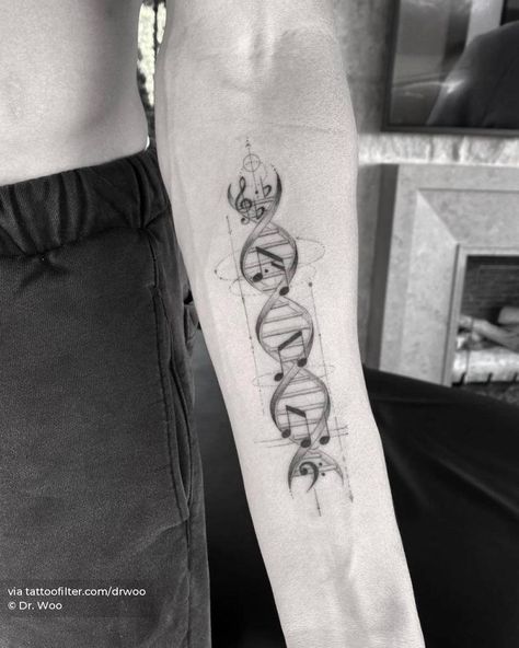 Treble Clef Tattoos, Techno Tattoo, Music Tats, Musician Tattoo, Treble Clef Tattoo, Mother Tattoos For Children, Dna Tattoo, Chrysanthemum Tattoo, Music Tattoo Designs