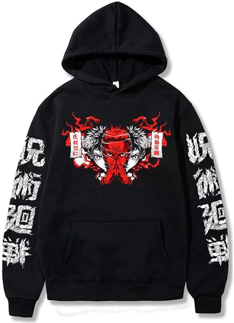 https://amzn.to/3vt1mvK Sukuna Hoodie, Hoodie For Men, Anime Hoodie, Cold Season, Winter Wear, Jujutsu Kaisen, Jujutsu, Men And Women, For Men