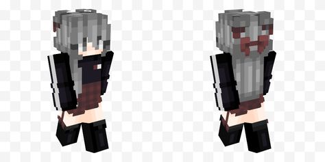 Black Hair Minecraft Skin, Minecraft Skins Black, Skin Mine, Minecraft Skins Aesthetic, Minecraft Girl Skins, Aesthetic Place, Building Crafts, Minecraft Things, Mc Skins