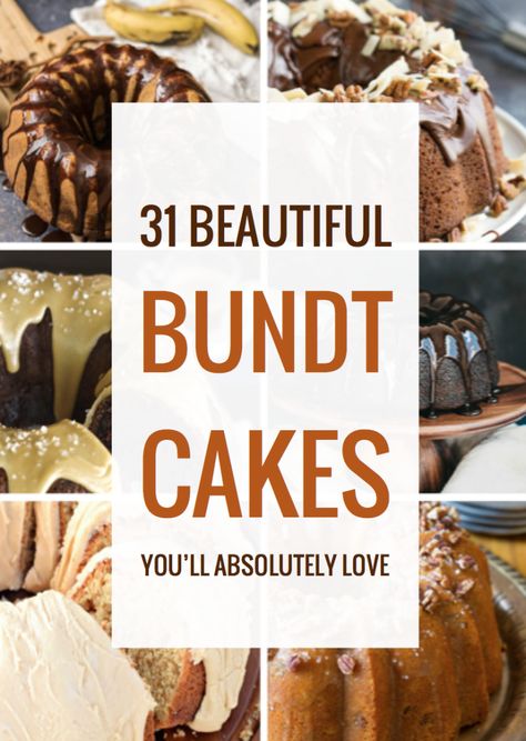 10 Bundt Pan Recipes, Red Velvet Bundt Cake, Bundt Recipes, Rich Breakfast, Cake Form, Orange Dreamsicle, Mini Bundt Cakes, Chocolate Bundt Cake, Fresh Peaches