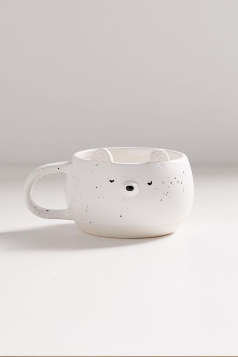 Bear Mug, Clay Diy Projects, Keramik Design, Pottery Crafts, Ceramics Pottery Art, Clay Art Projects, Ceramics Projects, Ceramics Ideas Pottery, Diy Clay Crafts