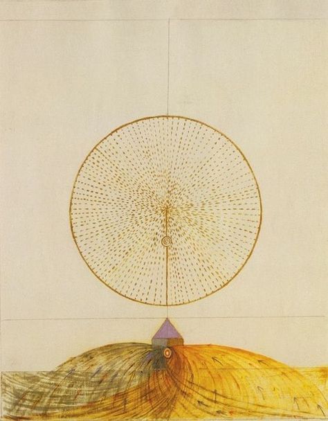 Hilma af Klint Kunst Inspo, Automatic Drawing, Hilma Af Klint, Max Ernst, Geometry Art, Mystical Art, Abstract Painters, Ethereal Art, Pisco