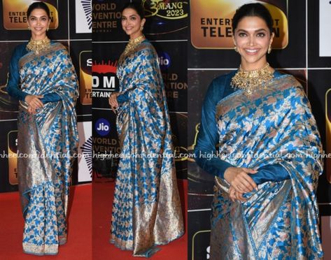 Pop Quiz, Saree Trends, Deepika Padukone, Photo Credit, Blouse Designs, High Heel, High Heels, Saree, Concert