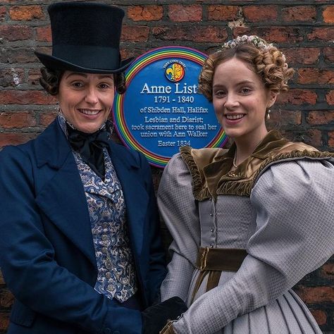 Gentleman Jack on Instagram: “We can’t think of a better way to kick off #LGBTHistoryMonth than to celebrate the pioneering commitment Anne Lister and Ann Walker made to…” Anne Lister And Ann Walker, Ann Walker, Sophie Rundle, Anne Lister, Francine Rivers, Suranne Jones, Gentleman Jack, Woman Loving Woman, Lgbt Rights