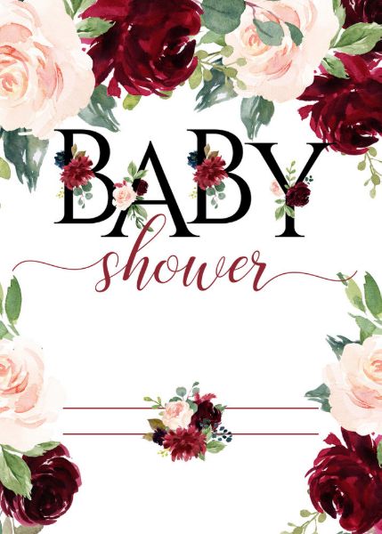 Blush Burgundy and Pink Floral Boho Baby Shower Invitation | Zazzle.com Boho Baby Shower Invitations, Gold Baby Showers, Baby Invitations, Shower Themes, Boho Baby Shower, Burgundy Floral, Baby Shower Invites For Girl, Floral Baby Shower, Pink Baby Shower