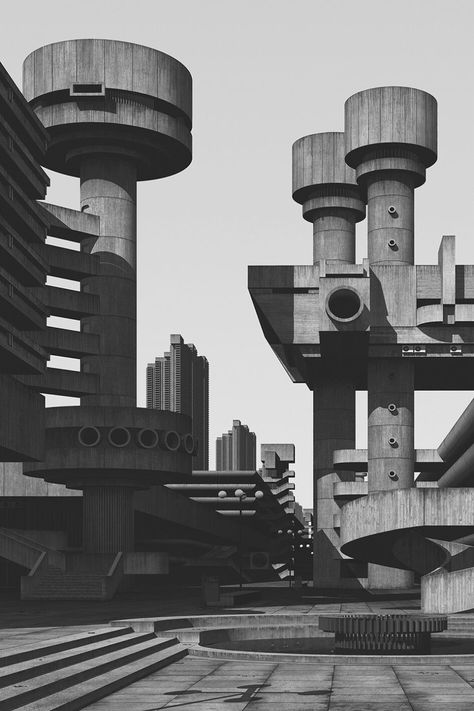 Brutalist Photography, Doom Architecture, Jg Ballard, Architecture 2023, Mega Structure, Bühnen Design, Brutalism Architecture, Brutalist Buildings, Concrete Architecture