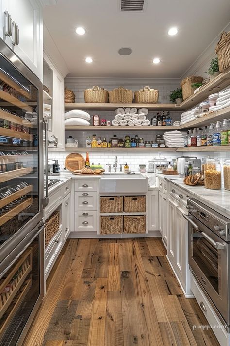 Walk-in Pantry and Laundry Room Combo: Space Optimization Ideas - Puqqu Pantry Laundry Room Combo, Laundry Room Combo, Cabinets Ikea, Pantry Laundry Room, Pantry Laundry, Pantry Room, Pantry Remodel, Barn Kitchen, Kitchen Organization Pantry