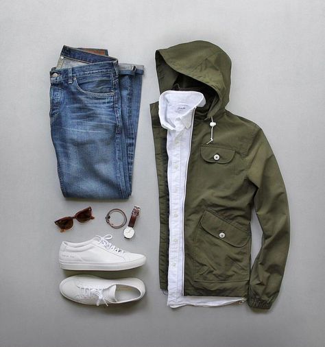 Jaket Denim, Mode Tips, Gq Style, Outfit Grid, Herren Outfit, Mode Masculine, Linen Jacket, Men Clothes, Mens Trends