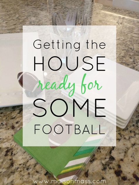 Are you ready for some football? We've got some great ideas to get your house ready for the season including football decor ideas and entertaining tips | football parties, football season decor, man cave ideas Man Cave Ideas, Football Parties, Entertaining Tips, Football Decor, Season Decor, Football Decorations, Great Ideas, Football Season, Man Cave