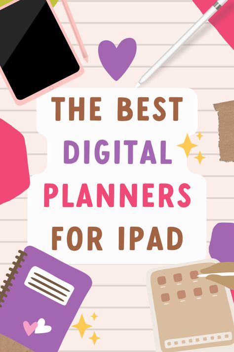 Planner Templates For Goodnotes, Ipad Mini Digital Planner, Daily Planner For Ipad, Digital Planner How To, Customizable Digital Planner, Ipad Digital Planner Goodnotes, Best Ipad Apps For Organization, Artful Agenda Digital Planner, Best Planner Apps For Ipad