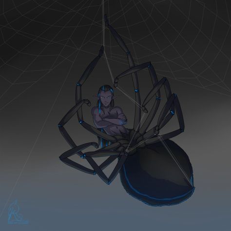 Anatomically correct Arachne - Worldbuilding Stack Exchange Fantasy Culture, Giant Spiders, Spider Queen, Hybrid Art, Spider Art, Monster Concept Art, Fantasy Races, Dark Elf, Fantasy Creatures Art