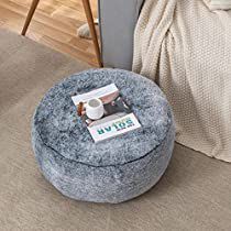 Check this out! Large Pouf Ottoman, Inflatable Ottoman, Ottoman Round, Square Pouf Ottoman, Square Pouf, Floor Pouf, Ottoman Cover, Chair Storage, Round Ottoman