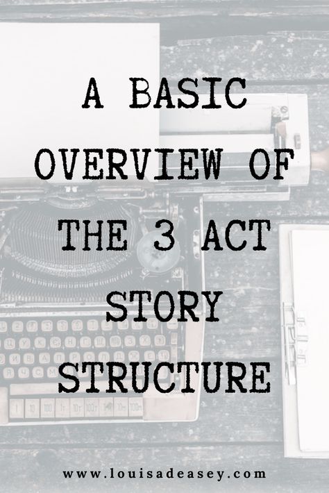 A Basic Overview of the 3 Act Story Structure - Louisa Deasey Author 3 Act Story Structure, 3 Act Structure, Writing A Memoir, Plotting A Novel, Three Act Structure, Story Outline, Journal App, Writing Fiction, Plot Outline