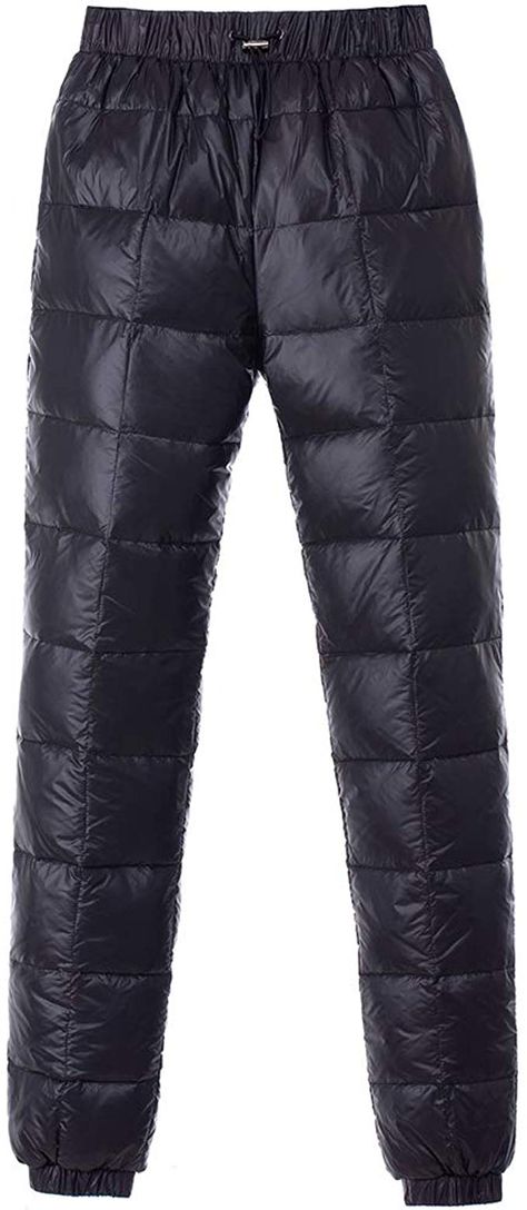 Amazon.com: Tapasimme Men's Women Winter Warm Utility Down Pants Sassy High Waisted Nylon Compression Snow Trousers: Clothing Snow Trousers, Puffer Pants, Snow Outfit, Winter Pants, Fun Pants, Winter Camping, Black Puffer, Snow Pants, Winter Sports