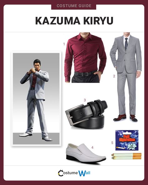 Yakuza Suit Style, Yakuza Outfit Men, Yakuza Cosplay, Yakuza Outfit, Yakuza Kiryu, Kiryu Kazuma, Kazuma Kiryu, Yakuza Series, Yakuza 0