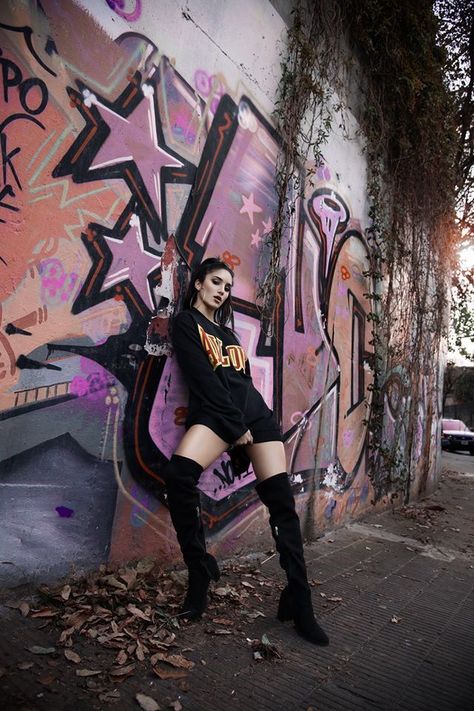 Portrait Themes, Punk Editorial, Bold Shoot, Graffiti Photoshoot, Punk Photoshoot, Urban Shoot, Grunge Photoshoot, Street Photography Model, Street Art Fashion