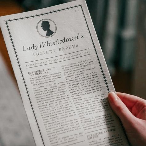 Whistledown Paper, Bridgerton Season 1, Lady Whistledown, Ball Hairstyles, Extraordinary People, Season 1, Im Not Perfect, Book Cover, Bring It On